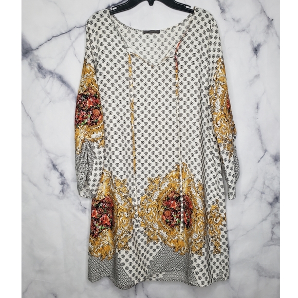 West Kei boho lightweight printed tunic dress - Picture 1 of 3